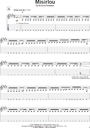 Misirlou Guitar Tab Play Along ZZounds