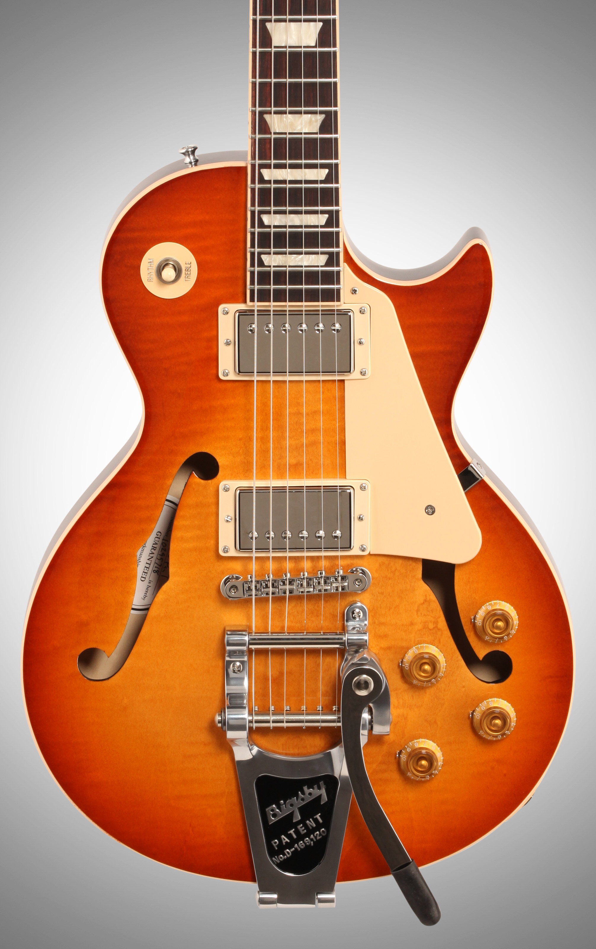 guitar 7 string Electric Paul Gibson Bigsby ES Tremolo Guitar, with 2015 Les guitar 7 string Electric Paul Gibson Bigsby ES Tremolo Guitar, with 2015 Les