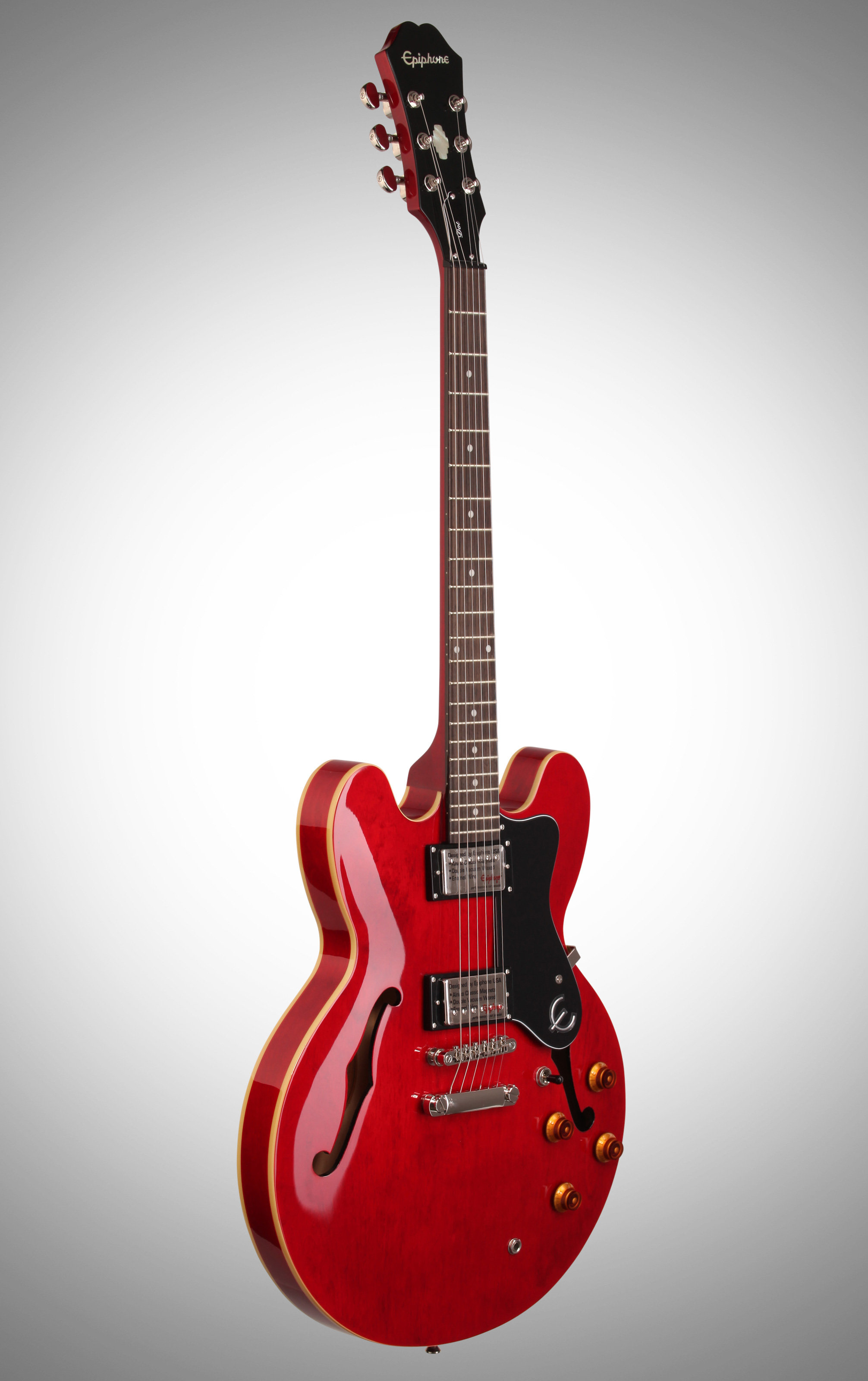 Epiphone Dot Archtop Electric Guitar, Cherry
