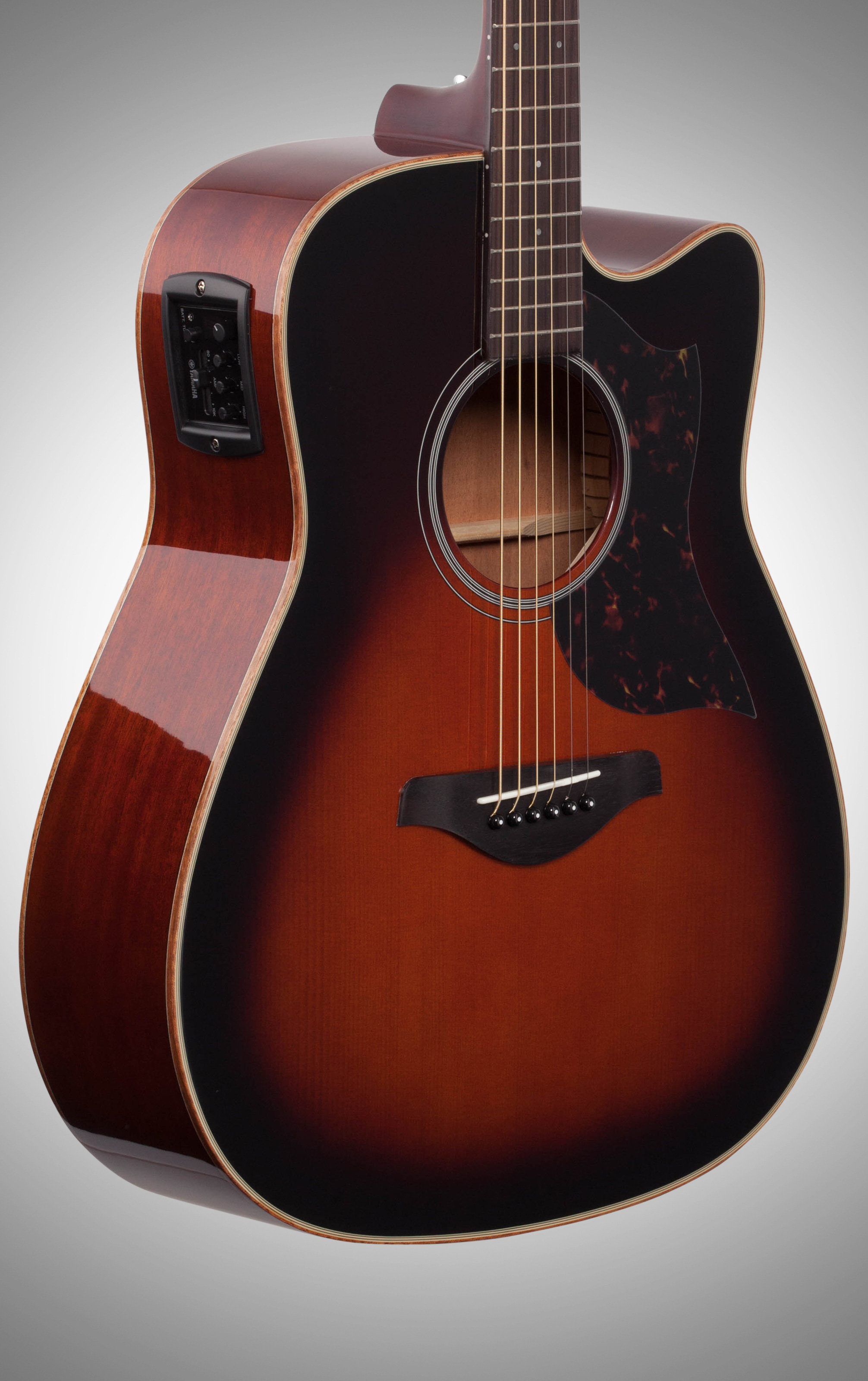 Yamaha A1M Acoustic Electric Guitar Tobacco Brown Sunburst