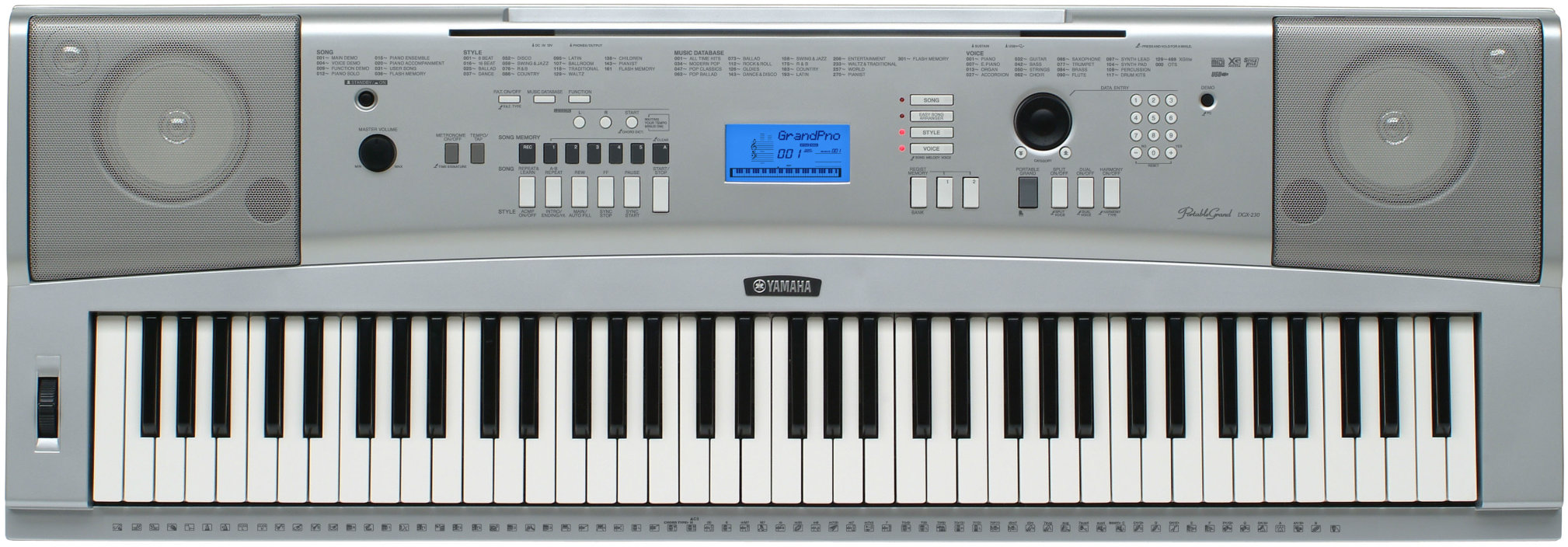 yamaha keyboard dgx 520