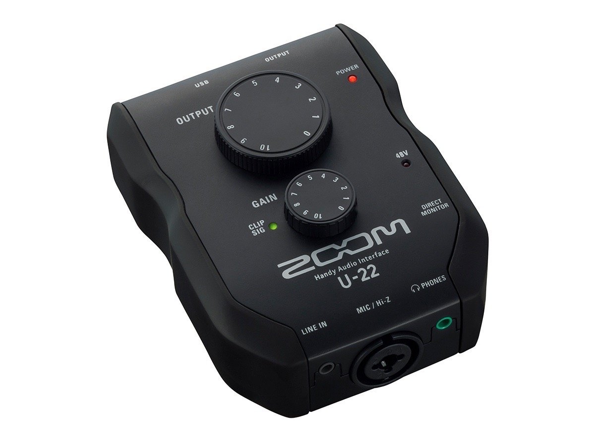 Zoom U-22 Portable Handy Audio Interface, New
