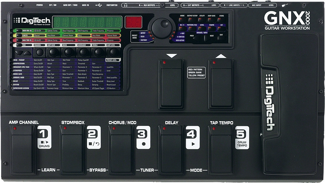 Digitech Gnx4 Pro Tracks Plus