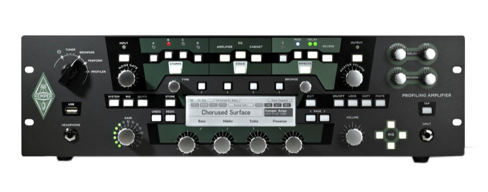 Kemper Profiler Powerrack Modeling Rack Amplifier Head 600 Watts