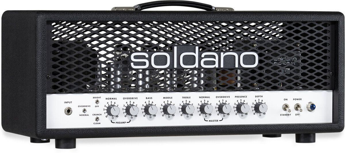 Soldano SLO-100 Guitar Amplifier Head (100 Watts), Black