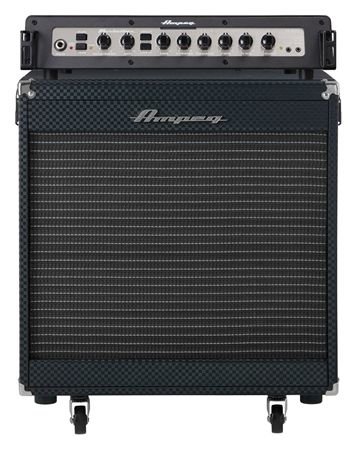 Ampeg Portaflex Pf800 Head And Pf115he Cab Bass Amplifier Stack