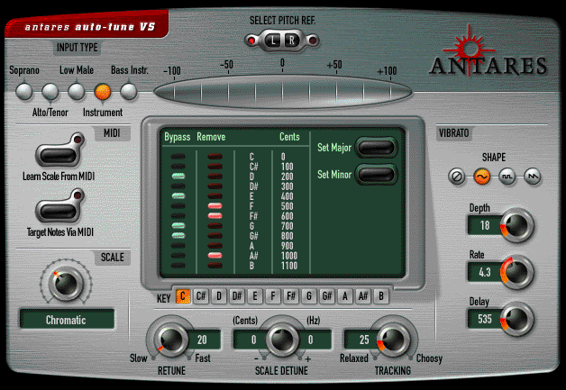 Antares Auto Tune Live Pitch Correction Plug In