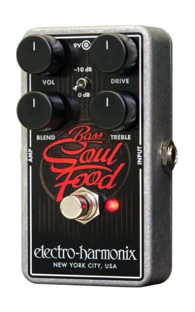 Electro-Harmonix Bass Soul Food Overdrive Boost Pedal ...