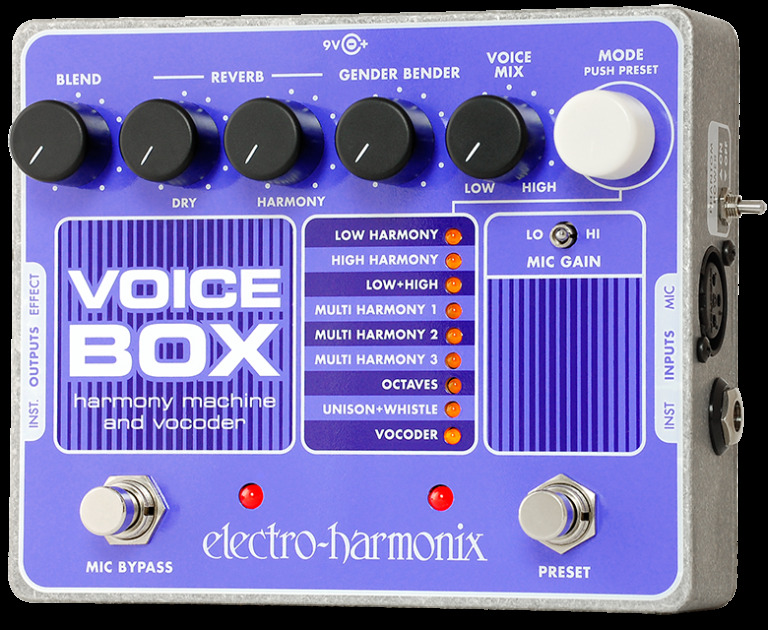 Electro Harmonix Voice Box Vocal Harmony Pedal w/EHX Power Supply! 