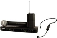 Shure BLX1288/P31 Dual-Channel Combo PGA31 Headset and PG58 Handheld Wireless Microphone System