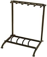 On-Stage GS7561 Foldable Multi-Guitar Stand, 5-Space