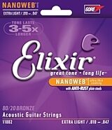 Elixir Nanoweb Acoustic Guitar Strings