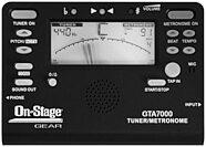 On-Stage GTA7000 Chromatic Tuner Metronome (with Tone Generator)