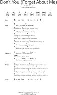 Don T You Forget About Me Guitar Chords Lyrics Zzounds