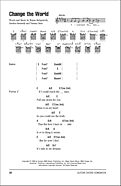 Change The World Guitar Chords Lyrics Zzounds