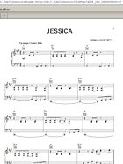 Jessica - Piano Solo
