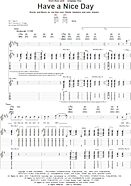 Have A Nice Day - Guitar TAB