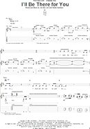 I'll Be There For You - Guitar TAB