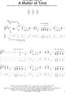 A Matter Of Time - Guitar TAB