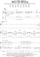 Miss The Misery - Guitar TAB