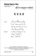 Wanted Dead Or Alive - Guitar Chords/Lyrics