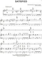 Satisfied - Piano/Vocal/Guitar