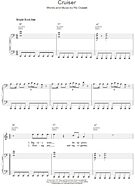 Cruiser - Piano/Vocal/Guitar