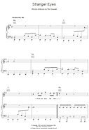 Stranger Eyes - Piano/Vocal/Guitar