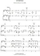 Undertow - Piano/Vocal/Guitar