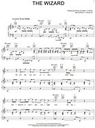 The Wizard - Piano/Vocal/Guitar