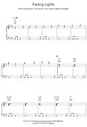 Fading Lights - Piano/Vocal/Guitar