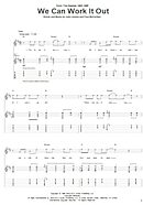 We Can Work It Out - Guitar TAB