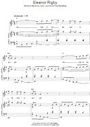 Eleanor Rigby - Piano/Vocal/Guitar