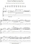 Since I've Been Loving You - Guitar TAB