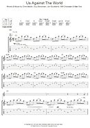 Us Against The World - Guitar TAB