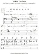 Up With The Birds - Guitar TAB