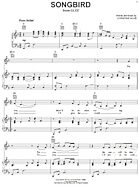 Songbird - Piano/Vocal/Guitar