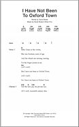I Have Not Been To Oxford Town - Guitar Chords/Lyrics