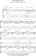The Fight Song - Guitar TAB
