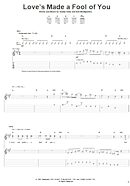 Love's Made A Fool Of You - Guitar TAB