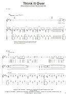 Think It Over - Guitar TAB