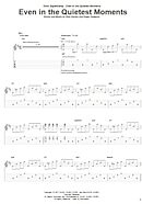 Even In The Quietest Moments - Guitar TAB