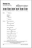 Missing You - Piano Chords/Lyrics