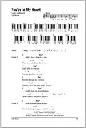 You're In My Heart - Piano Chords/Lyrics