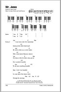 Mr. Jones - Piano Chords/Lyrics