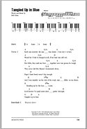 Tangled Up In Blue - Piano Chords/Lyrics