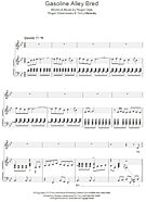 Gasoline Alley Bred - Piano/Vocal/Guitar