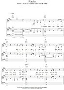 Radio - Piano/Vocal/Guitar