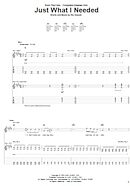 Just What I Needed - Guitar TAB