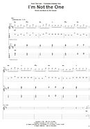 I'm Not The One - Guitar TAB